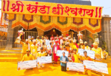 Pune News – फटाक्यांच्या आतषबाजीत तब्बल 19 तास रंगला जेजुरीचा मर्दानी दसरा