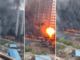 Mumbai Fire News – मुलुंडमध्ये PAP प्रकल्पाला भीषण आग; स्फोटाचे आवाज, अग्निशमन दल घटनास्थळी दाखल
