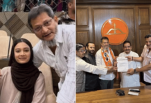 मुंब्रा हिरवा करण्याचे फुत्कार सोडणाऱ्या सहर शेखच्या वडिलांना शिंदे गटाच्या पायघड्या; केबल सेनेच्या अध्यक्षपदी केली नियुक्ती