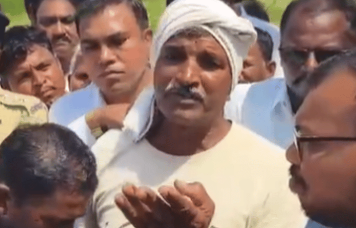 bhandara-tumsar-farmer-rajendra-sapate-suicide-well-drought-crop-failure-guardian-minister-pankaj-bhoyar-visit