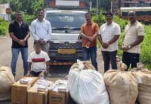 Ratnagiri News – चिपळूण-कराड मार्गावर बेकायदेशीर गुटख्याची वाहतूक रोखली; वाहनासह १० लाखांचा मुद्देमाल जप्त