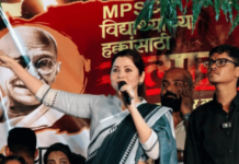 लाडके मुख्यमंत्री म्हणताच आंदोलकांनी दीपाली सय्यद यांना बोलूच दिले नाही!