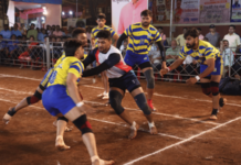 शिवनेरी कबड्डी स्पर्धा 2026 – सेंट्रल रेल्वे आणि मुंबई पोस्टची उपांत्यपूर्व फेरीत धडक