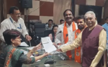 marathwada-graduate-constituency-mlc-election-shiv-sena-candidate-dilip-ghuge-files-nomination-chhatrapati-sambhaji-nagar