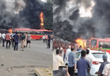 Sion Bus Depot Fire – शिवमधील आणिक बस आगारात अग्नीतांडव, 10 बसेस जळून खाक