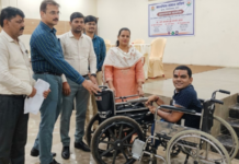 ‘सेवा संकल्प’ अभियानातून व्हिलचेअर, वॉकर, कुबड्या वाटप, उल्हासनगर पालिकेची दिव्यांगांवर मायेची पाखर