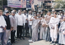 वोट चोर ज्ञानू गद्दी छोड, वाड्यात महाविकास आघाडीची निदर्शने